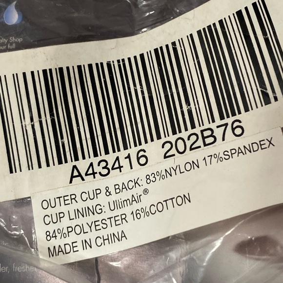 Barely Breezies bra 40c white - Picture 7 of 8